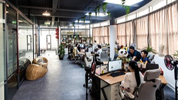 盛煌注册员工办公风采