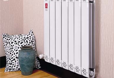 集中供暖铜铝复合星欧注册安装效果图展示