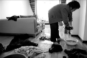 星欧注册漏水现场